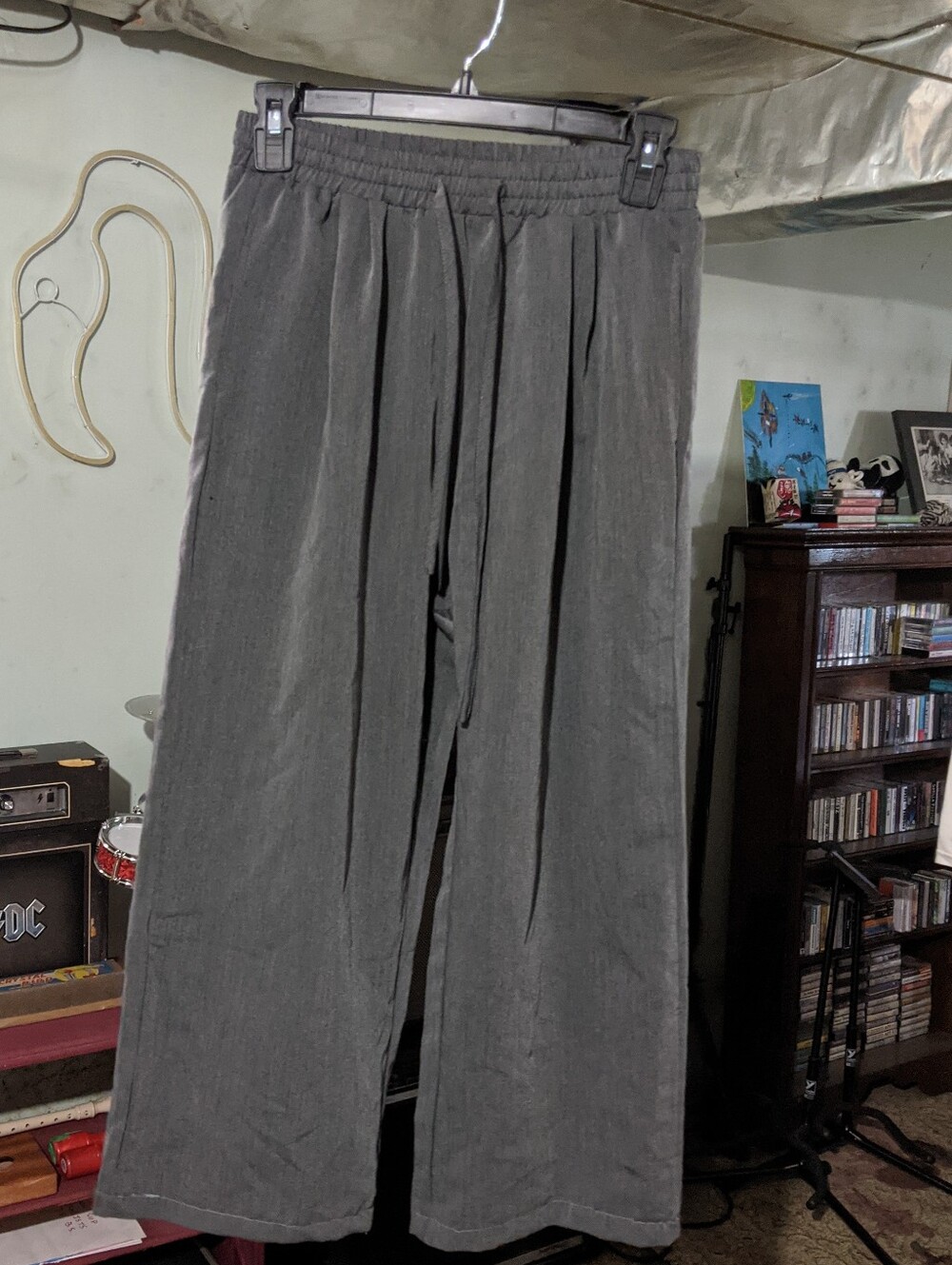 Dazy Grey Wide Leg Pants